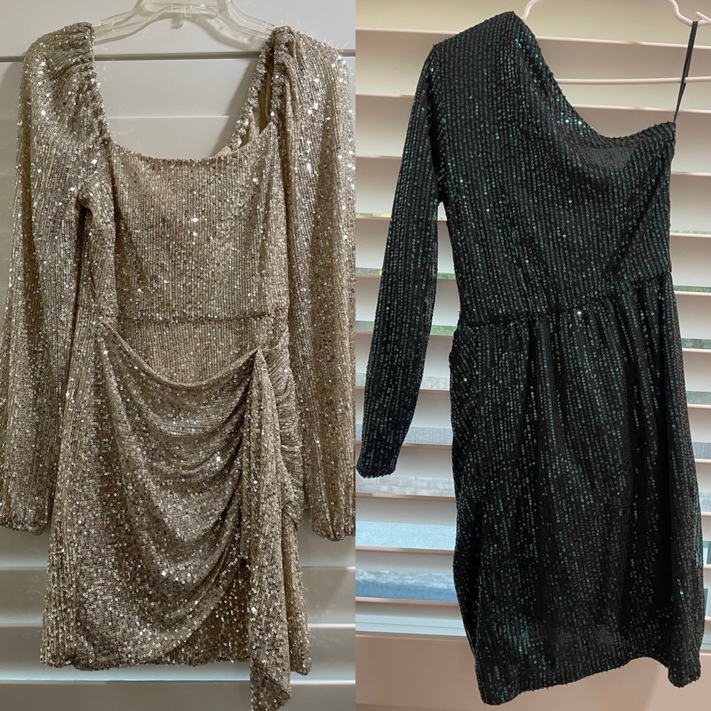 2 sequence dresses size 0